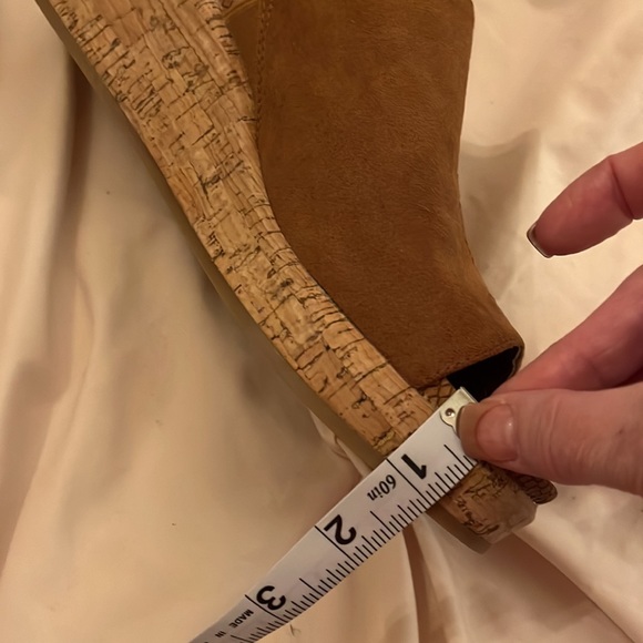 Circus by Sam Edelman - Open toe cork heel sandal Size 9 - Picture 7 of 7